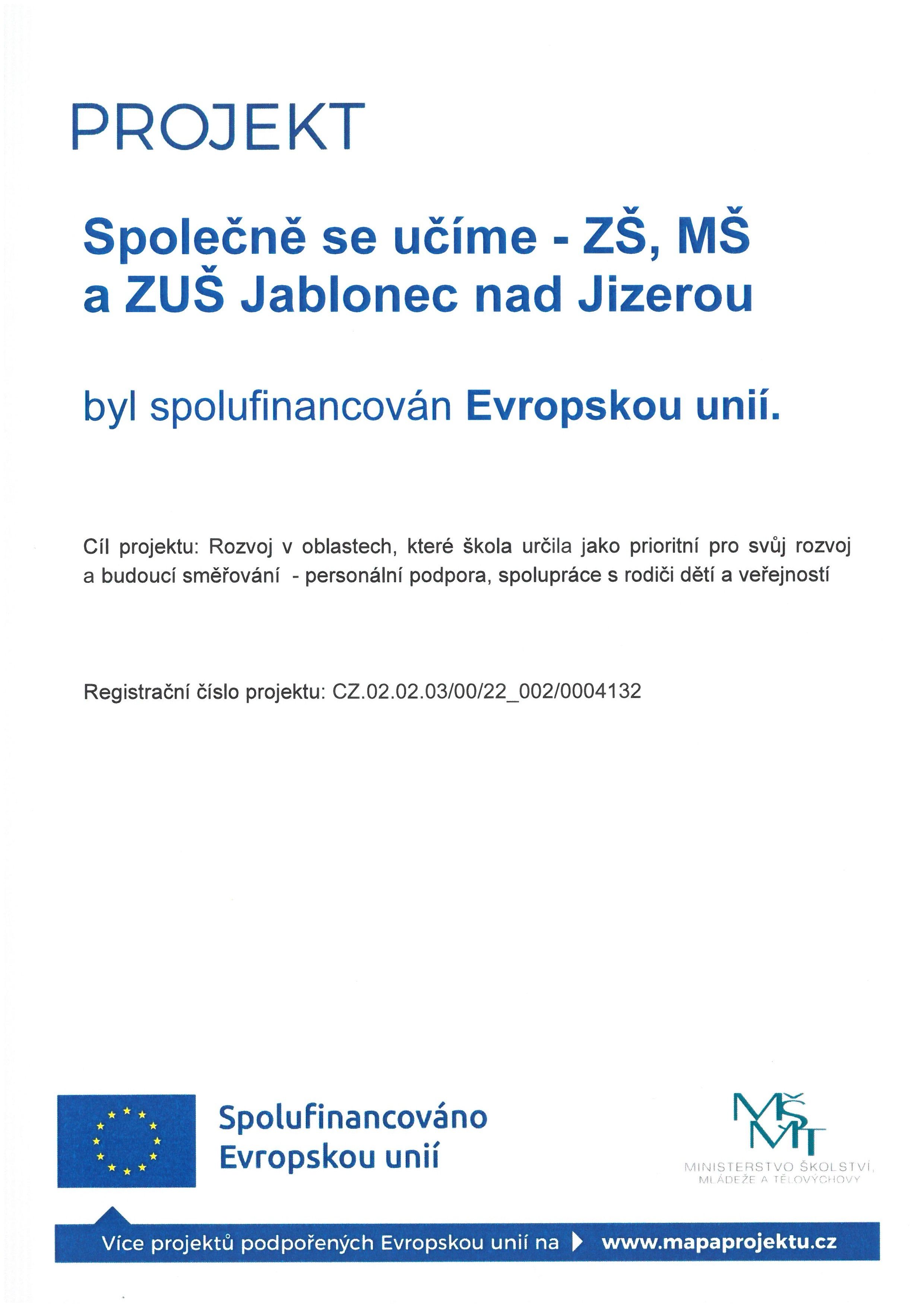 Projekt - Společně se učíme