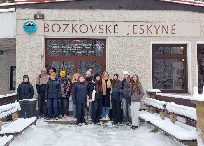 Exkurze Bozkovské jeskyně s 9. třídou (14. 2. 2025)