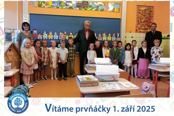 Vítání prvňáčků (1. 9. 2025)